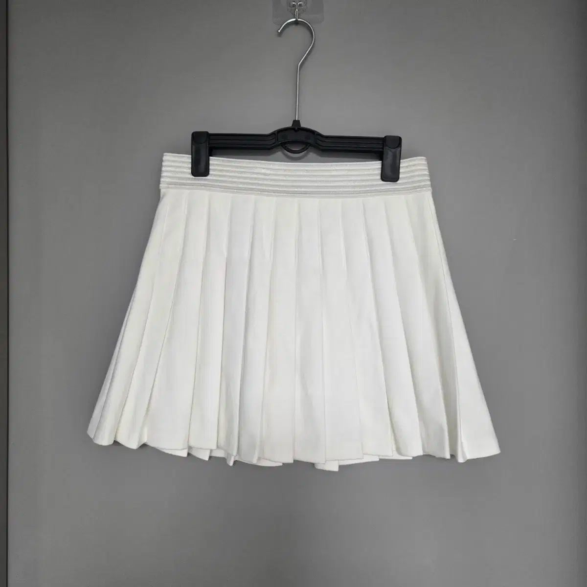 0032 エムピック 白 ゴルフプリーツ スカート