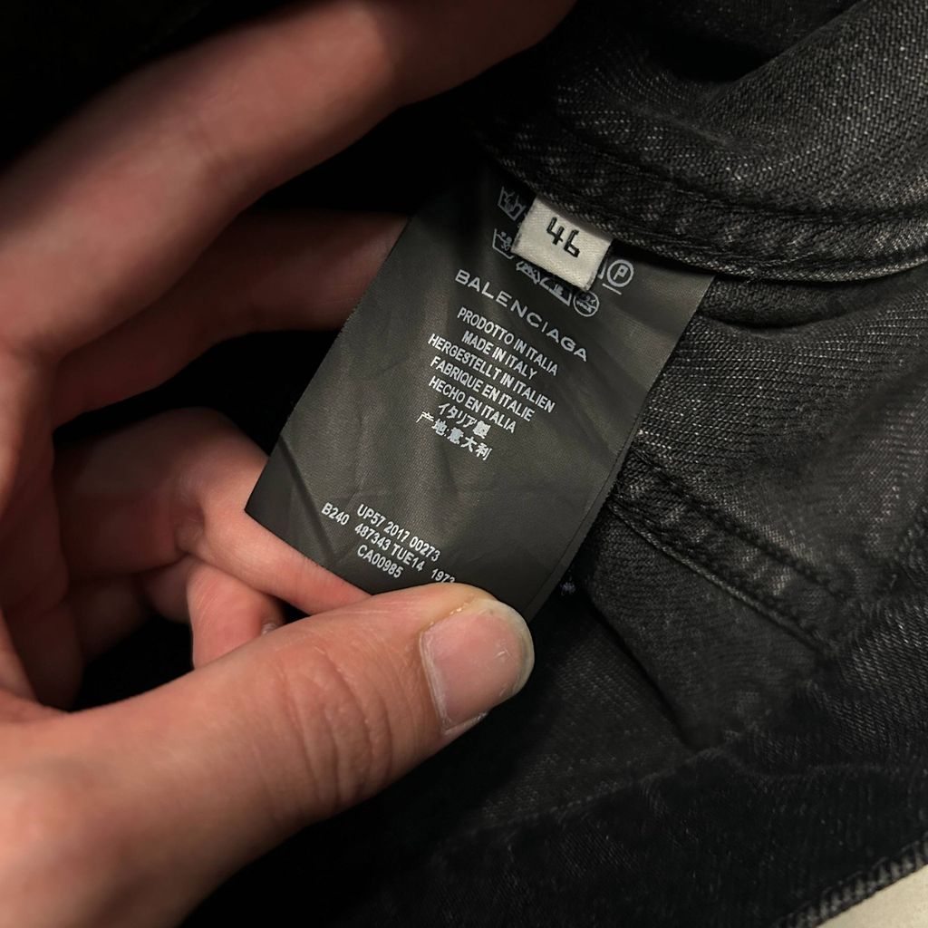 BALENCIAGA バレンシアガ 17AW Clash Denim Jacket デニムジャケット
