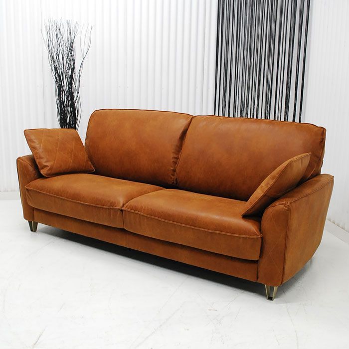 アウトレット 現品限り 一部 大 北欧調モダン ブルックリン３人掛けソファー ステンレス脚 落ち着きのあるデザイン 251029 コロンバス3 p