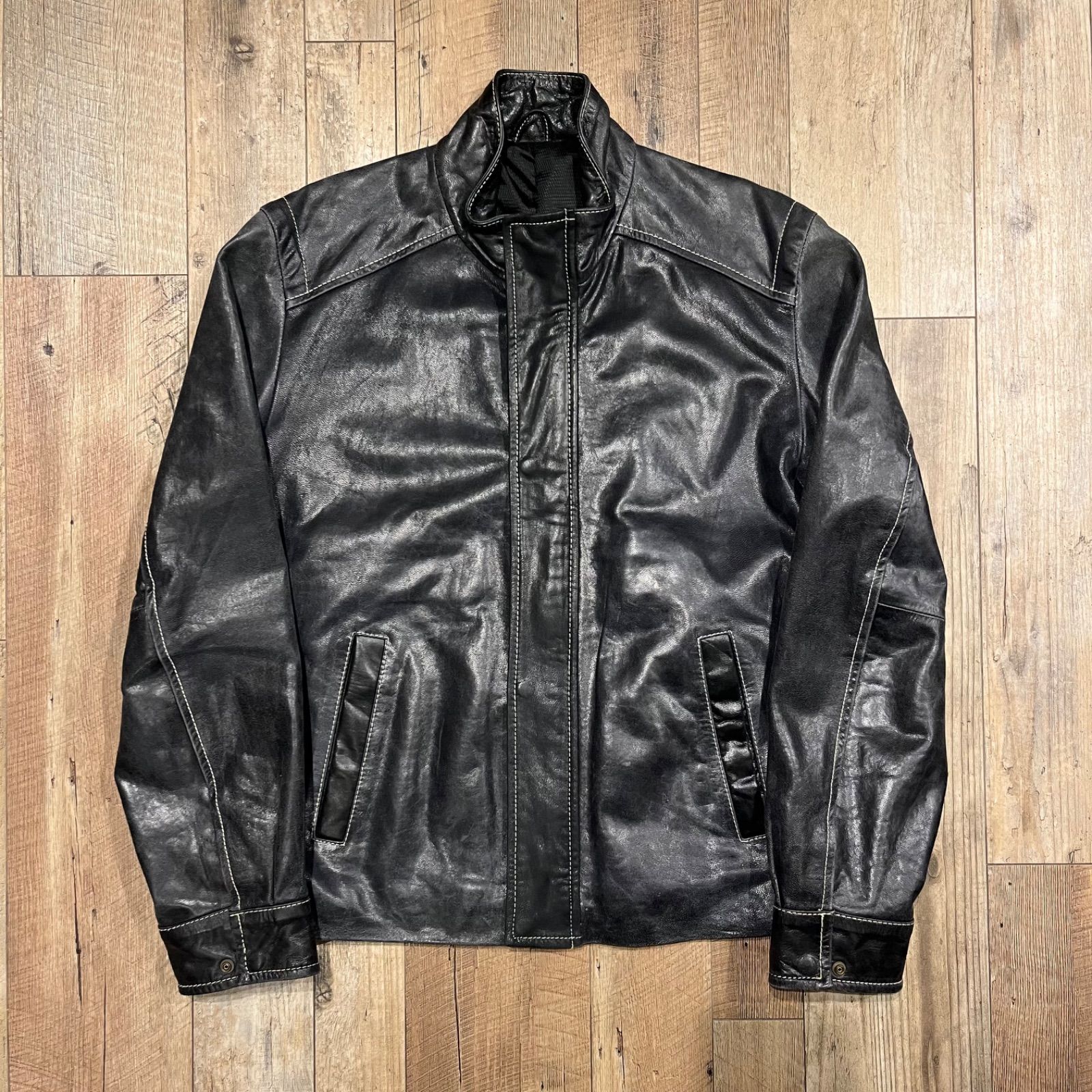 レザー ジャケット ブラック Leather Jacket Black