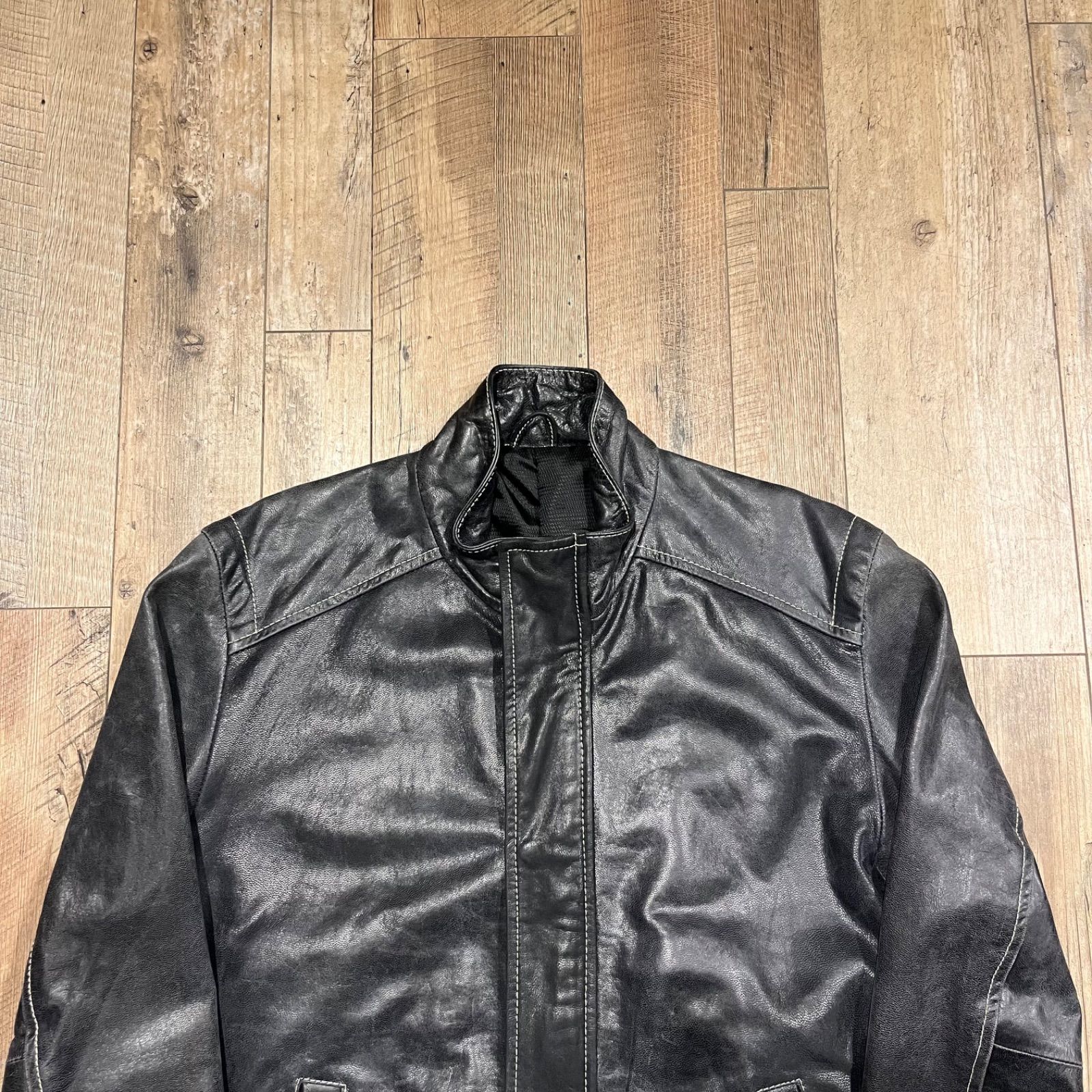 レザー ジャケット ブラック Leather Jacket Black