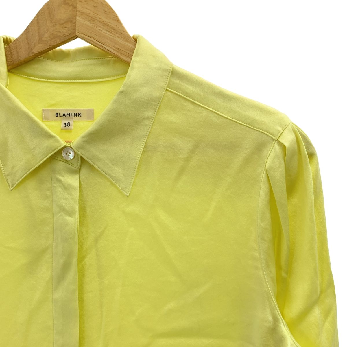 BLAMINK イエロートップス サイズ36 BLAMINK イエロートップス サイズ36 BLAMINK / ブラミンク | シルク