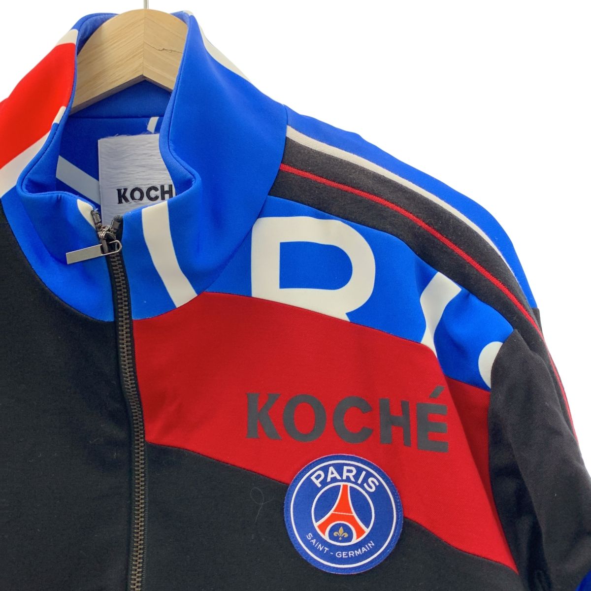 KOCHE コシェ × Paris Saint-Germain パリサンジェルマン パッチワークトラックジャケット S ブルー系 メンズ