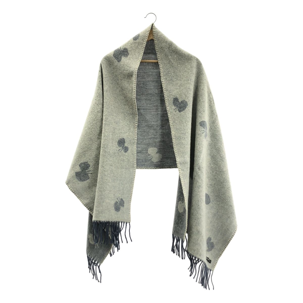 ミナペルホネン mina perhonen ボア 刺繍 ストール マフラー ミナ