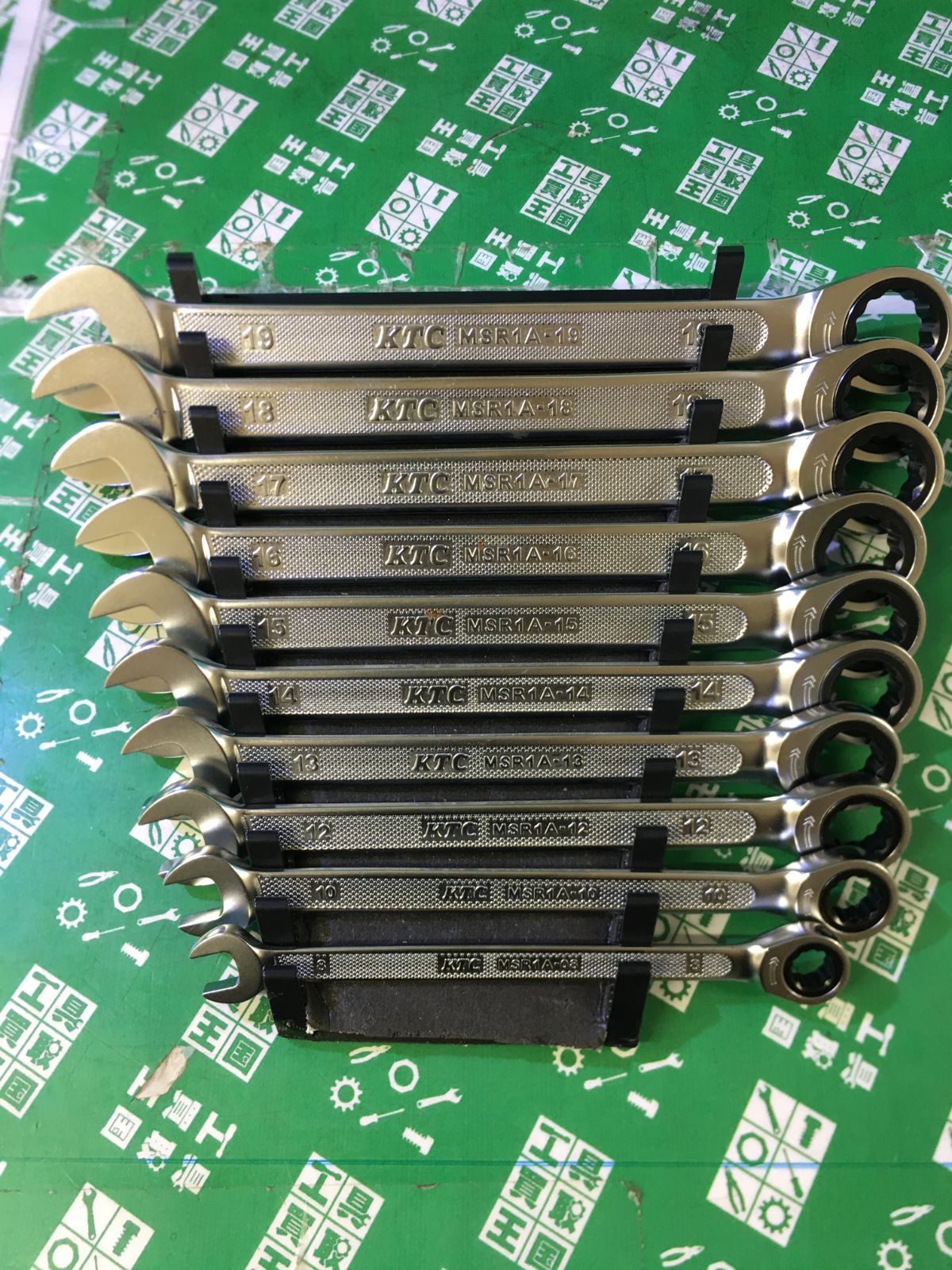 KTC ラチェットコンビネーションレンチ 10本 ドライブ角アダプターセット MSR1A-10P ITVL0YKNLLQW