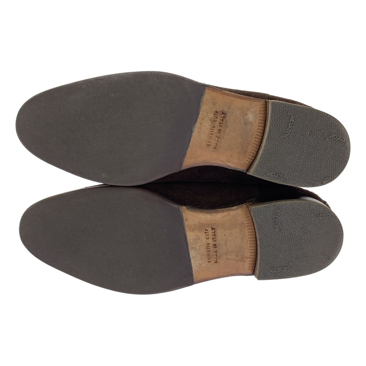  HERMES エルメス スエード レザー サイドゴア ブーツ 35 ダークブラウン レディース その他 靴