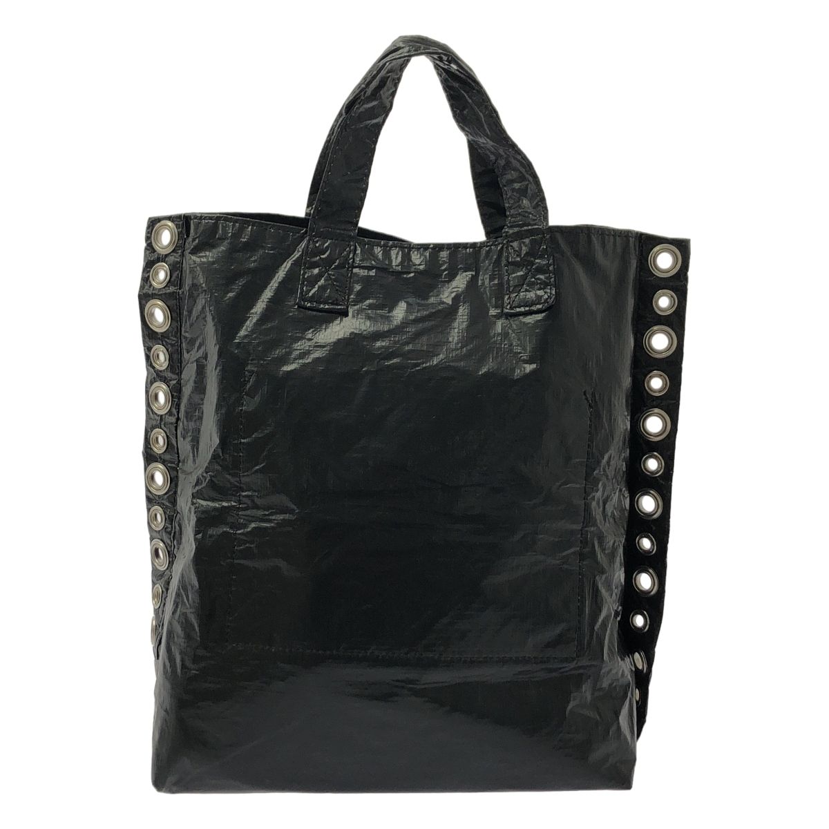 tricot COMME des GARCONS トリココムデギャルソン ポリエチレン パンチング ハンドバッグ ブラック レディース