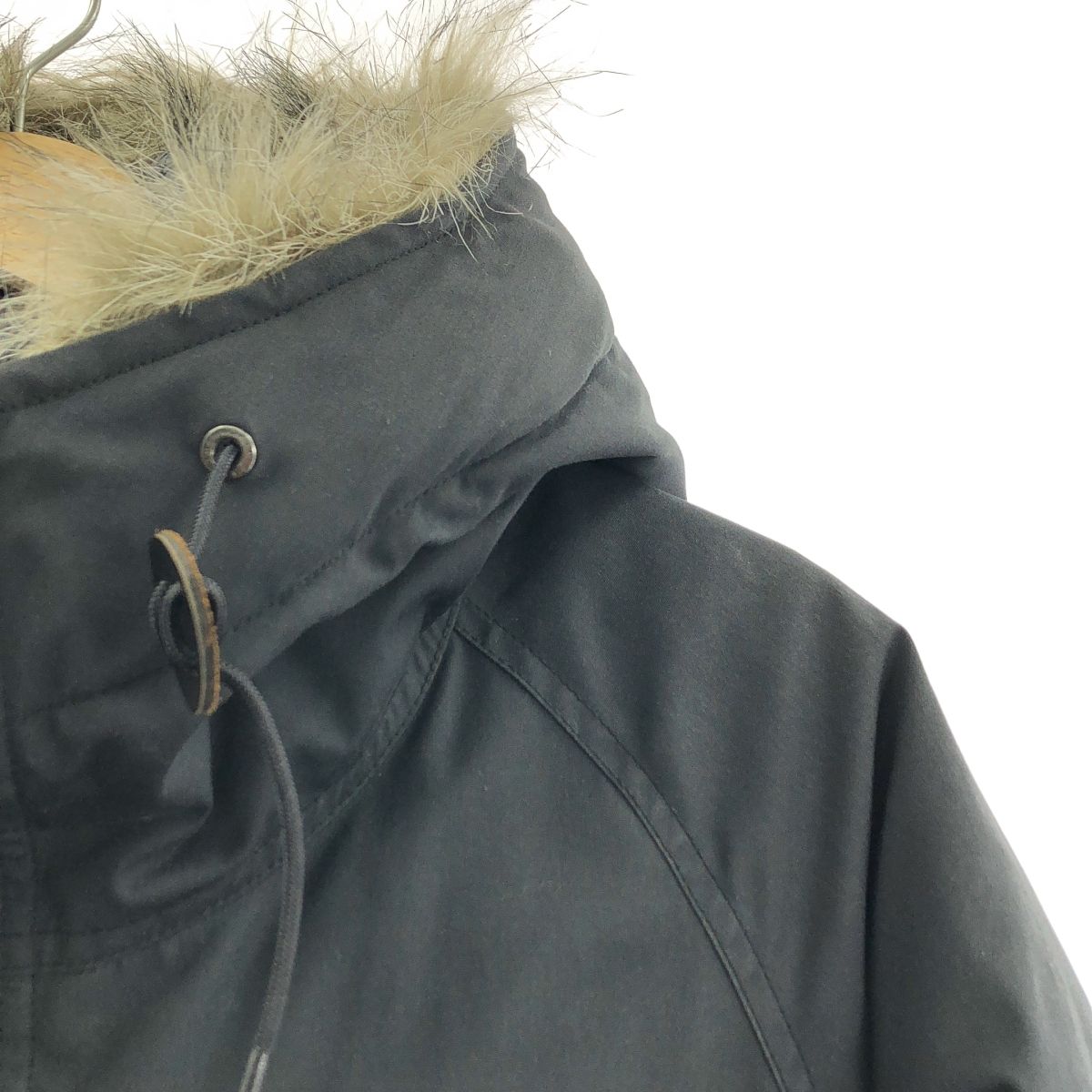 THE NORTH FACE PURPLE LABEL ザノースフェイスパープルレーベル 65 35 Long Serow ロングセロー フードファー ダウンコート M ブラック メンズ