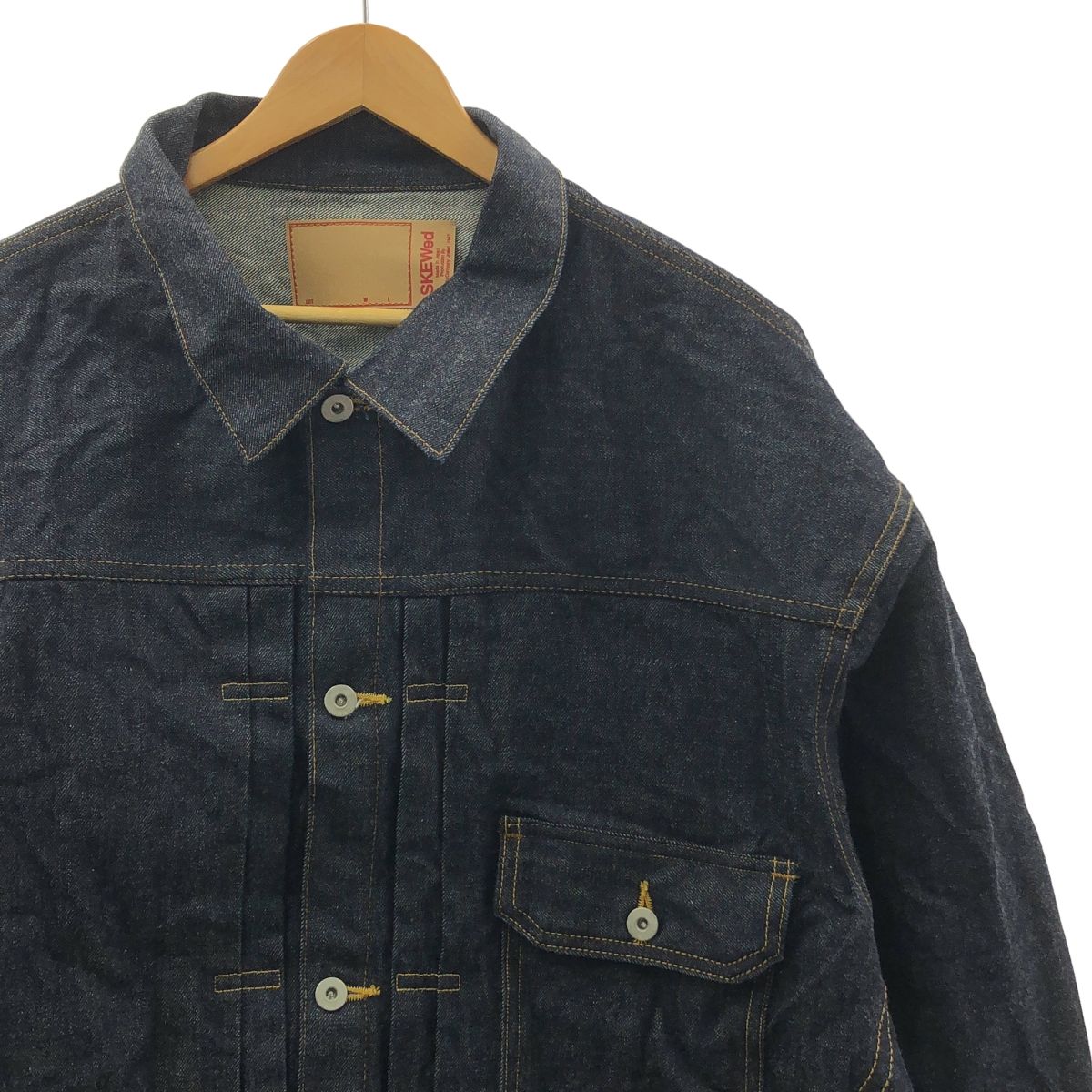 SKEWed スキュー オーバーシルエット デニム ジャケット 50 インディゴ メンズ