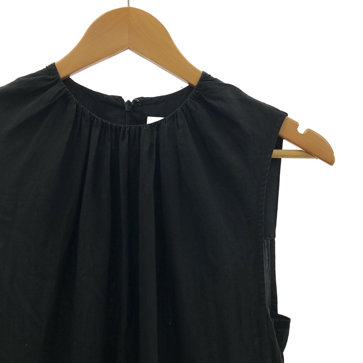 Christian Wijnants クリスチャンワイナンツ Land of tomorrow 別注 ティアード ノースリーブ ワンピース 34 ブラック レディース