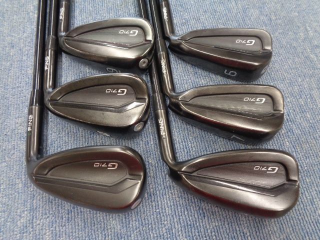 ピン PING G 710 2020 ALTA BLACK 40 アイアンセット 6 9 W U 6本 800015
