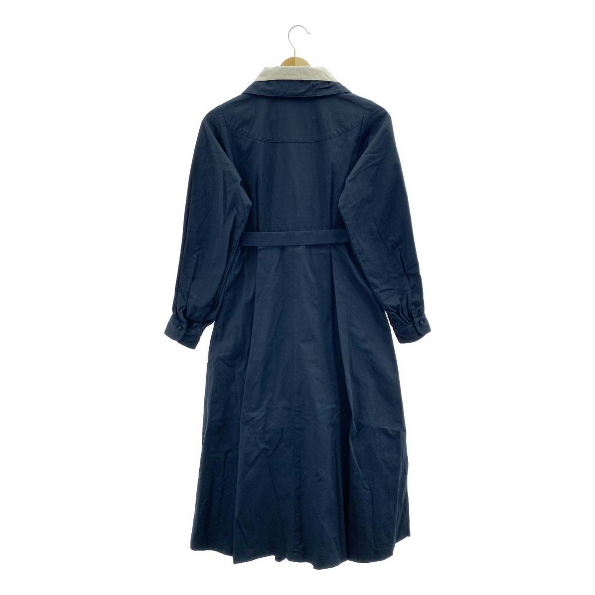 foufou / フーフー | round collar bicolor one piece ラウンドカラー