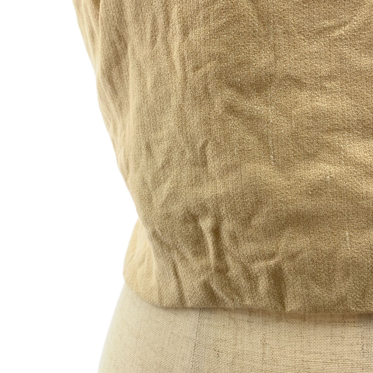 【品質保証書】 FUMIKA UCHIDA フミカウチダ リネン混 ビブ ベスト F ベージュ レディース