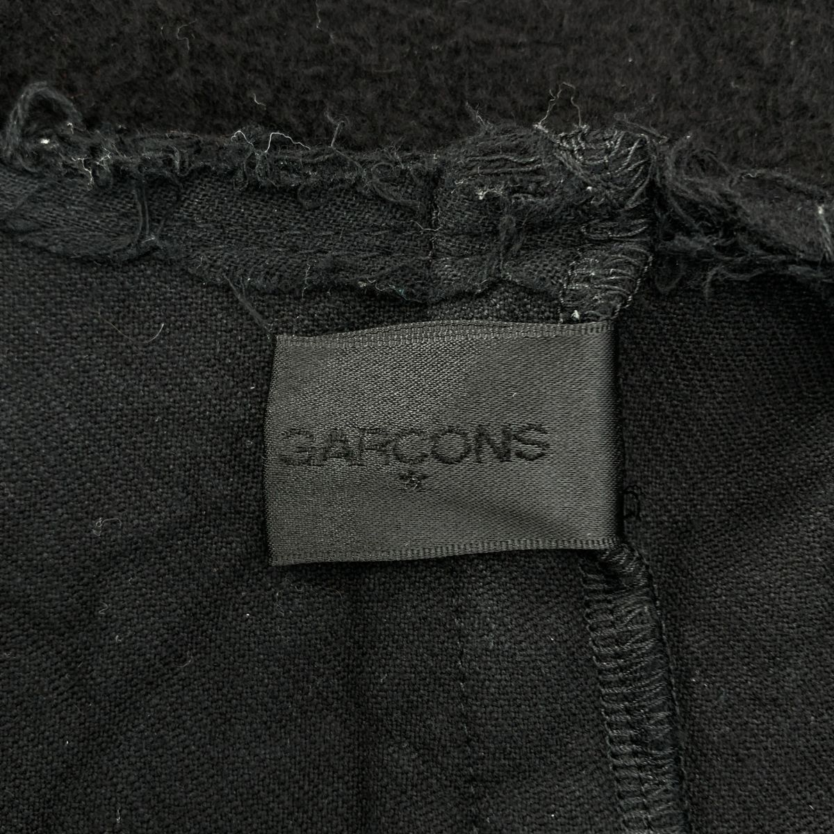  COMME des GARCONS コムデギャルソン 2003 SS 製品染め 切替 レイヤード ベスト S ブラック レディース ベアトップ チューブトップ トップス