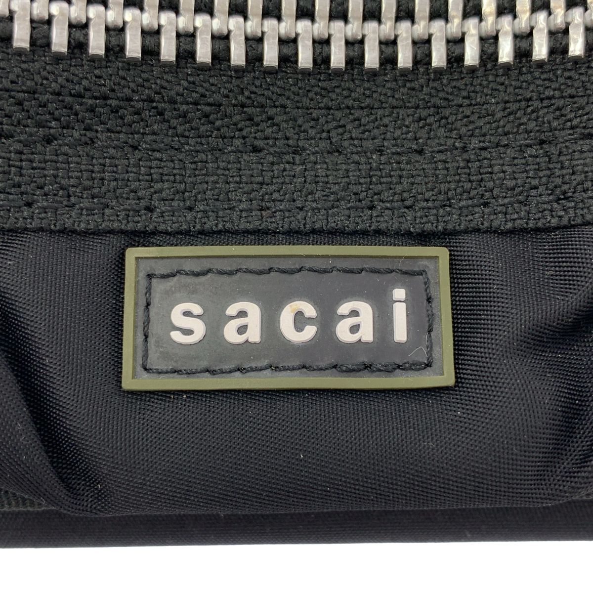美品】 sacai / サカイ | ロゴ コンパクト ウォレット 財布 / ユニ