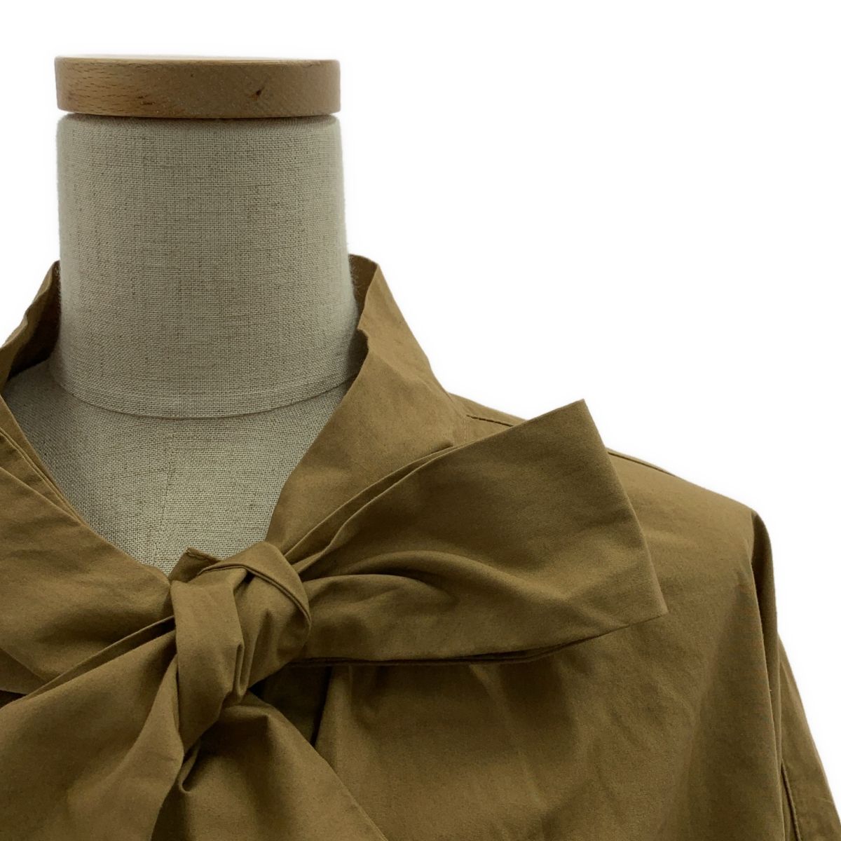 nest robe / ネストローブ | ギャザー ボリューム シャツ ブラウス | F | beige | レディース nest robe / ネストローブ | ギャザー ボリューム シャツ ブラウス | F