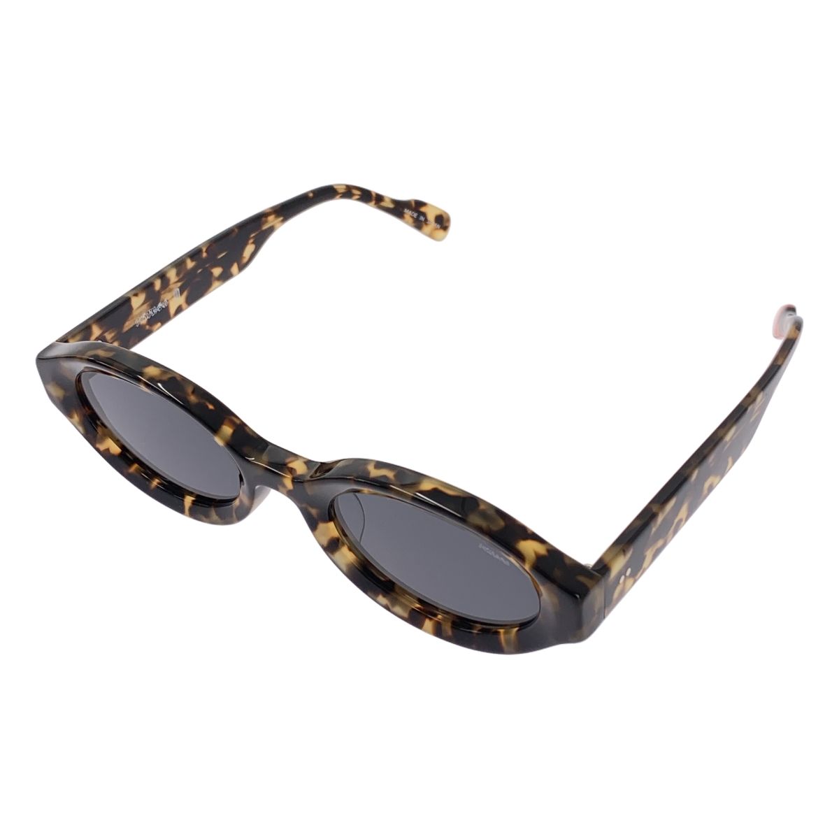 FETICO フェティコ × BLANC OVAL TELEVISION-CUT SUNGLASSES オーバル サングラス 50 23-145 havana レディース