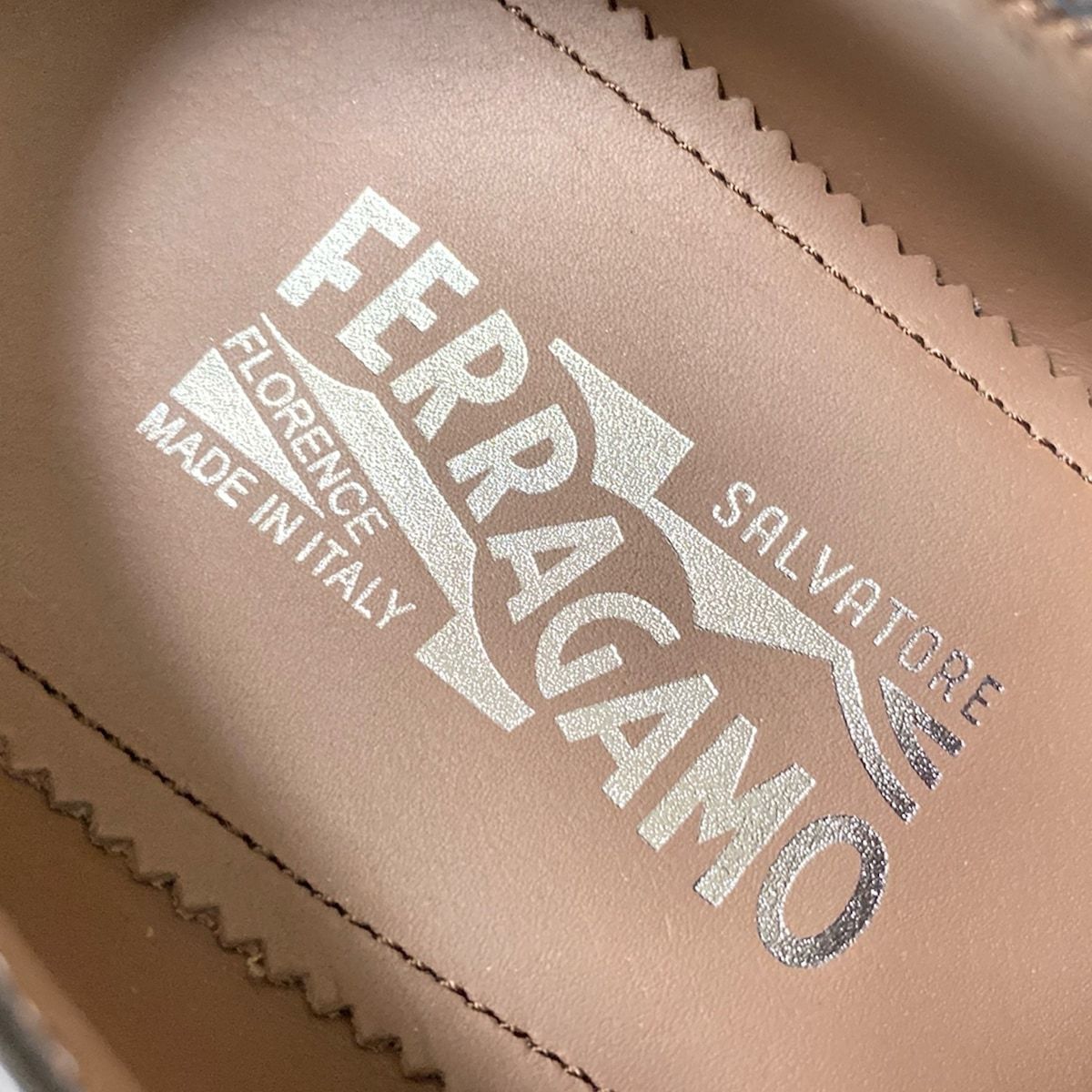  SalvatoreFerragamo サルバトーレフェラガモ シューズ 8 EE メンズ 黒 レザー その他 靴