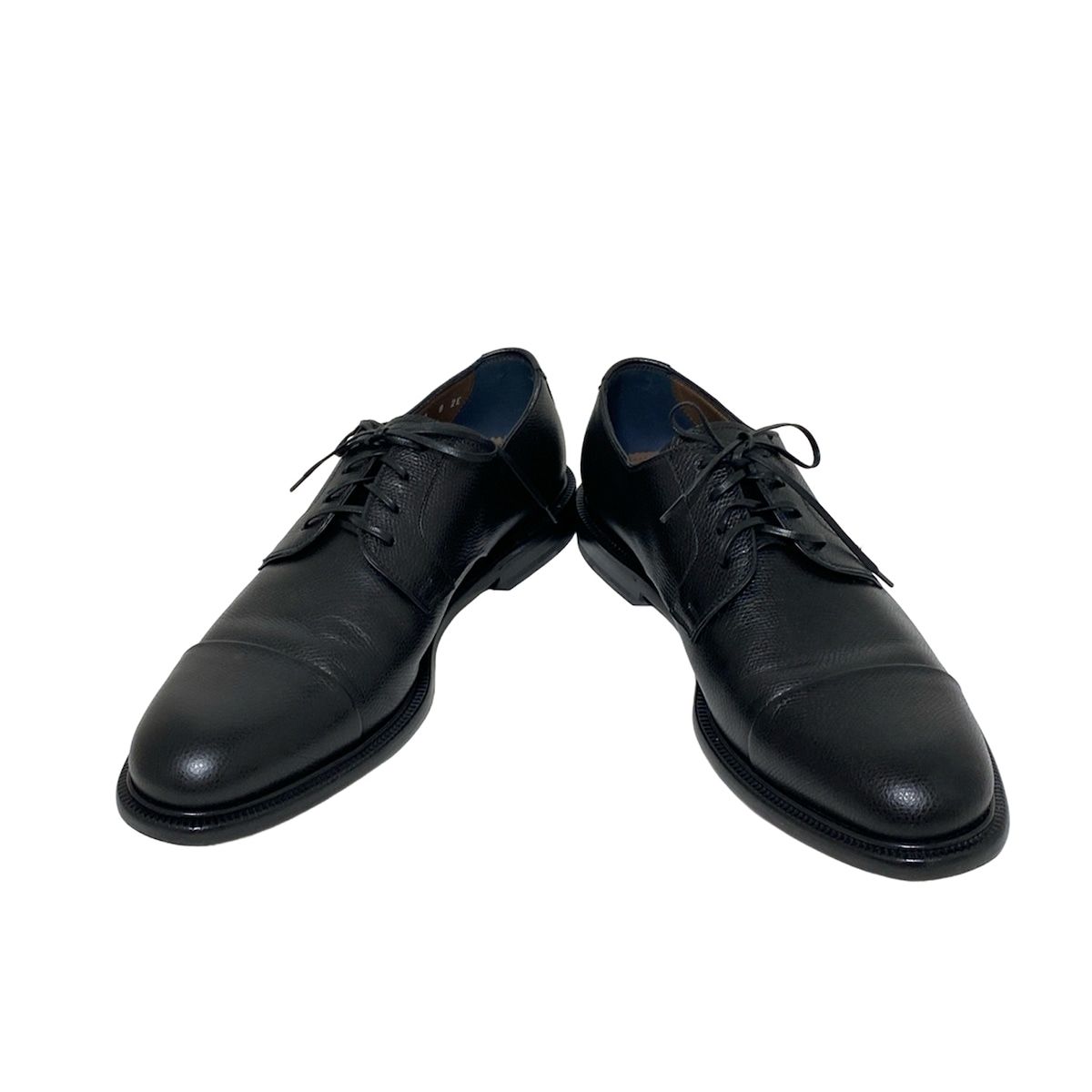 FERRAGAMO SalvatoreFerragamo サルバトーレフェラガモ シューズ 8 EE メンズ - 黒 レザー