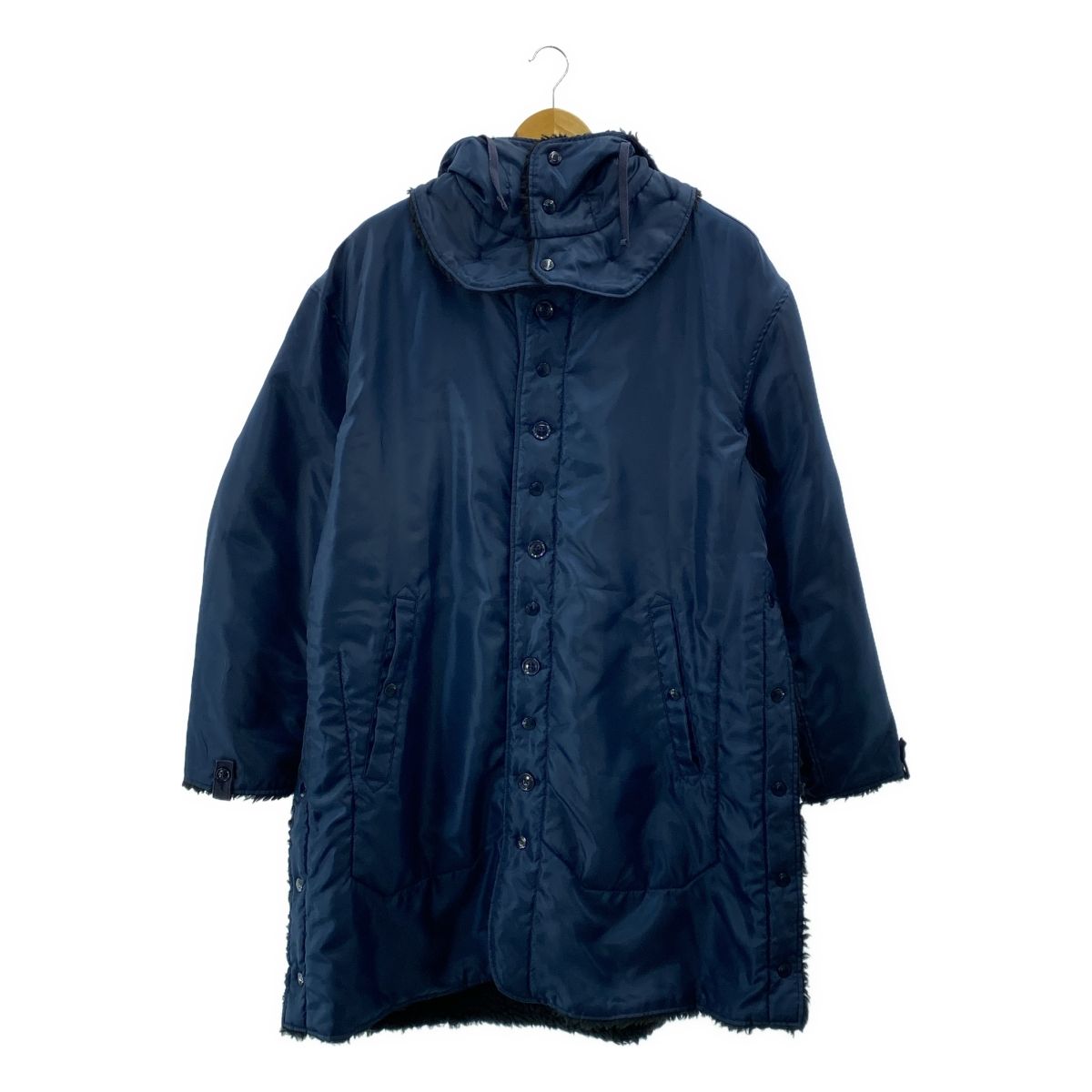 Engineered Garments エンジニアドガーメンツ Liner Jacket ボア リバーシブル ライナーコート S ネイビー ブラック メンズ