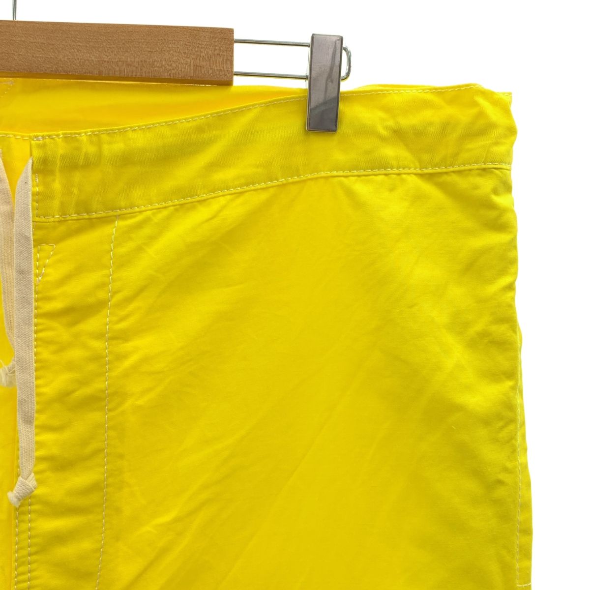 tao COMME des GARCONS タオコムデギャルソン 2025SS ドローストリング ワイド イージー パンツ S イエロー レディース