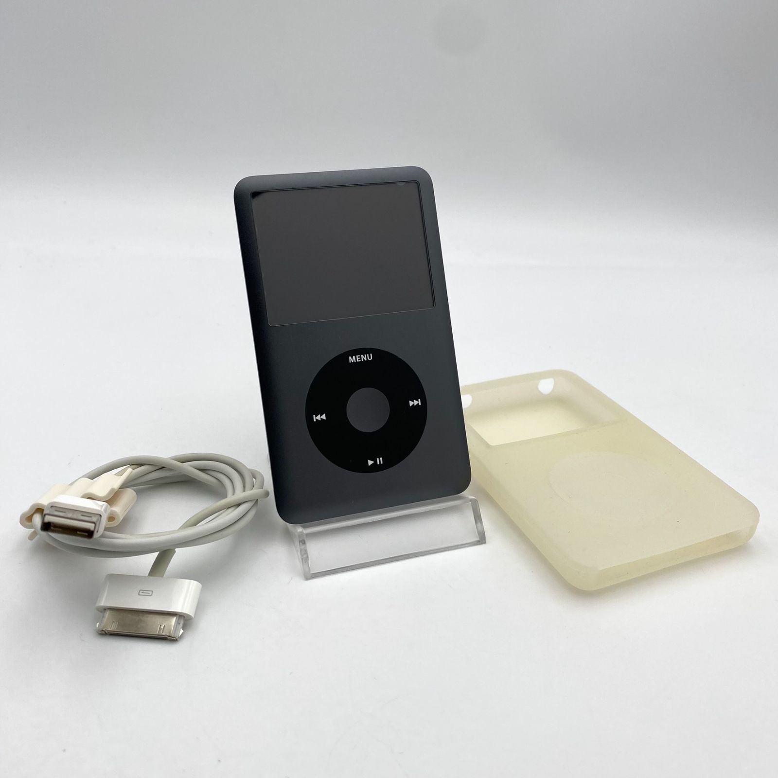 Apple iPod Classic 160GB A1238 シリコンケース ケーブル付き
