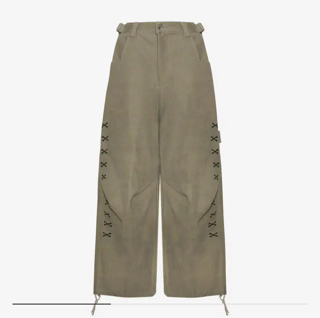KREAM単独 カミエン X 葵色 247 ウォーク パンツ 1