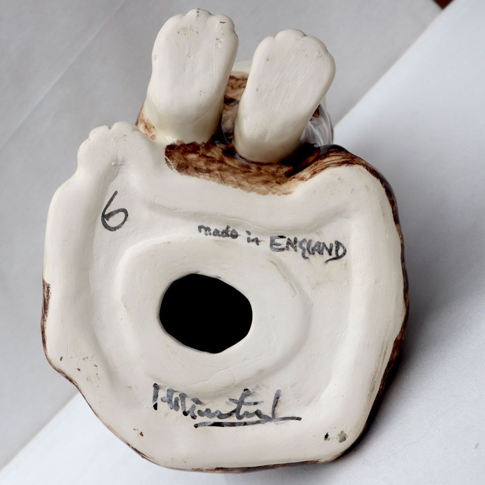  ウィンスタンレイ 置物 陶器 イギリス製 Winstanley Cat ウィンスタンレイ キャット 高さ 約31cm 猫 ネコ ジュエリーボックス 置物 インテリア小物