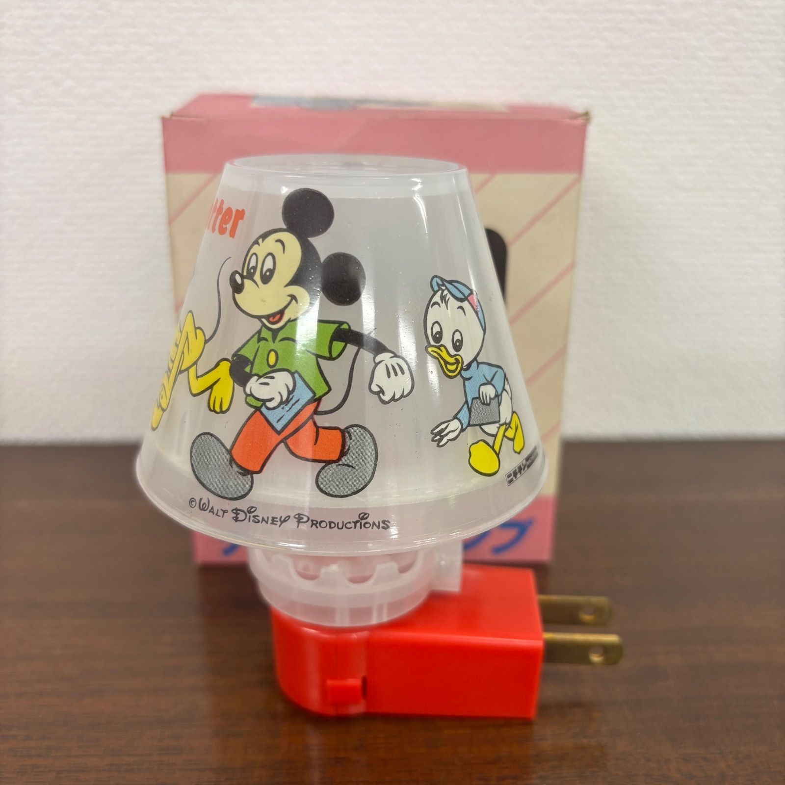 激レア✨箱付き】レトロ ディズニー ナイトライト/フットライト