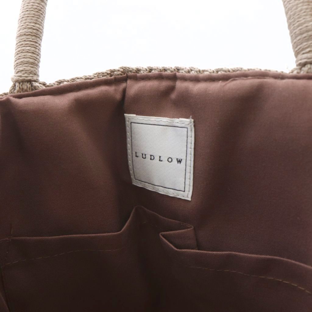 ラドロー LUDLOW アニマルコードバッグ ラクダ ハンドバッグ 茶色