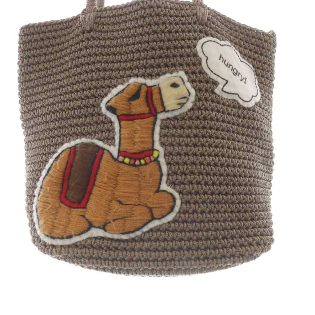 ラドロー LUDLOW アニマルコードバッグ ラクダ ハンドバッグ 茶色