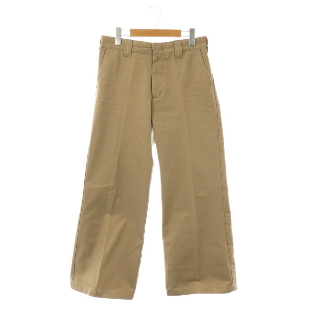 ハイク HYKE ワイドチノパンツ チノパン ワイドパンツ 2 ベージュ /DF