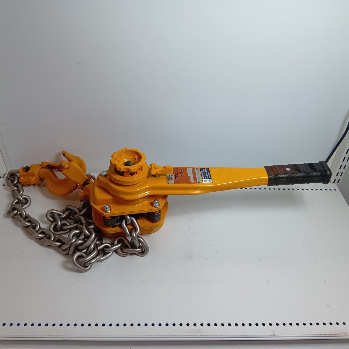 KITO キトー レバーブロック LB032 オレンジ 3.2t - メルカリ