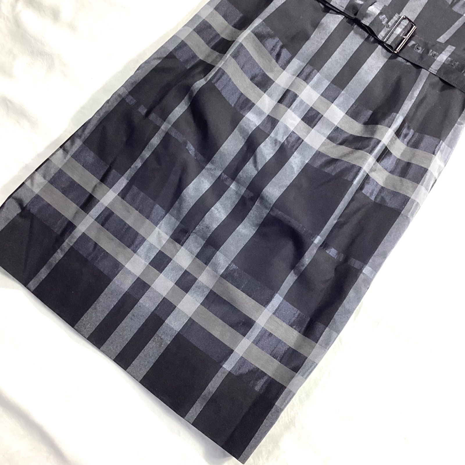 BURBERRY LONDON バーバリーロンドン 半袖ワンピース シルク混