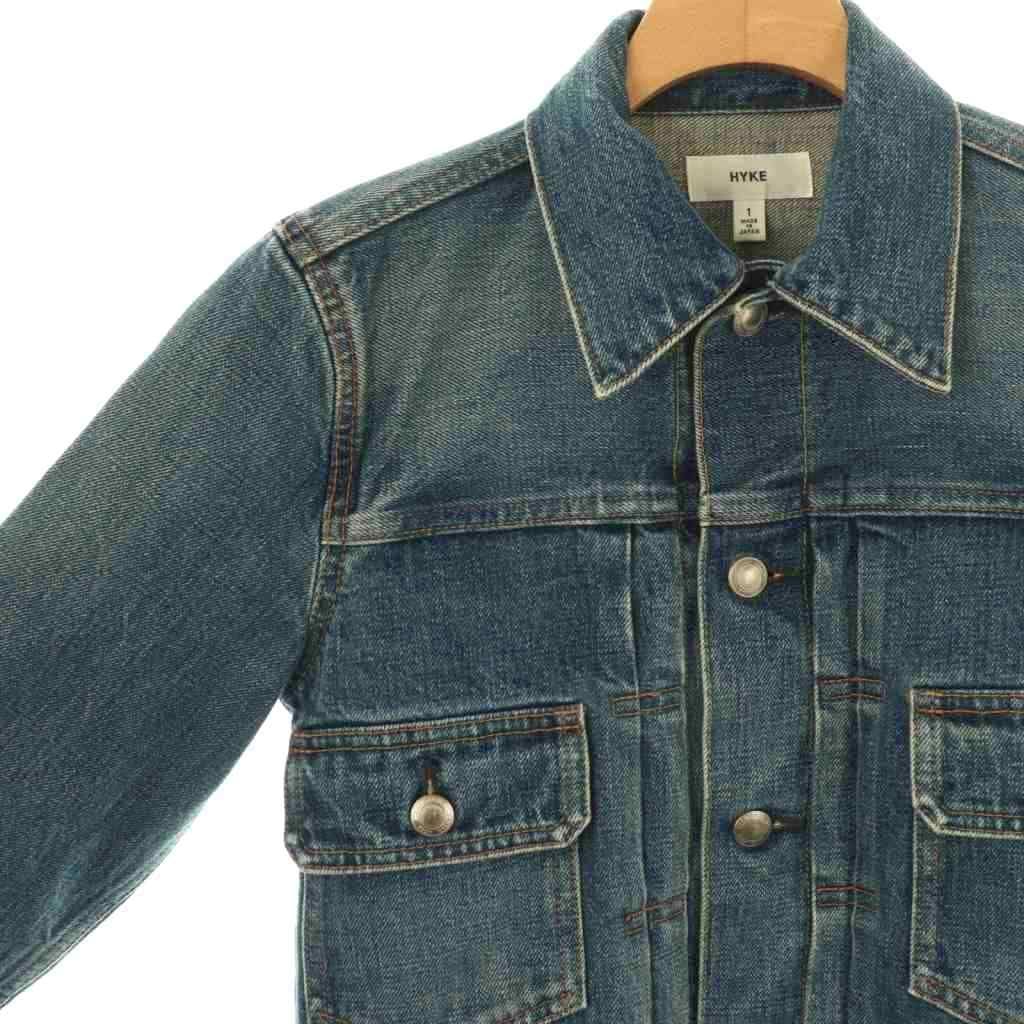 ハイク HYKE デニムジャケット TYPE2 ジージャン Gジャン 1 ブルー /DF