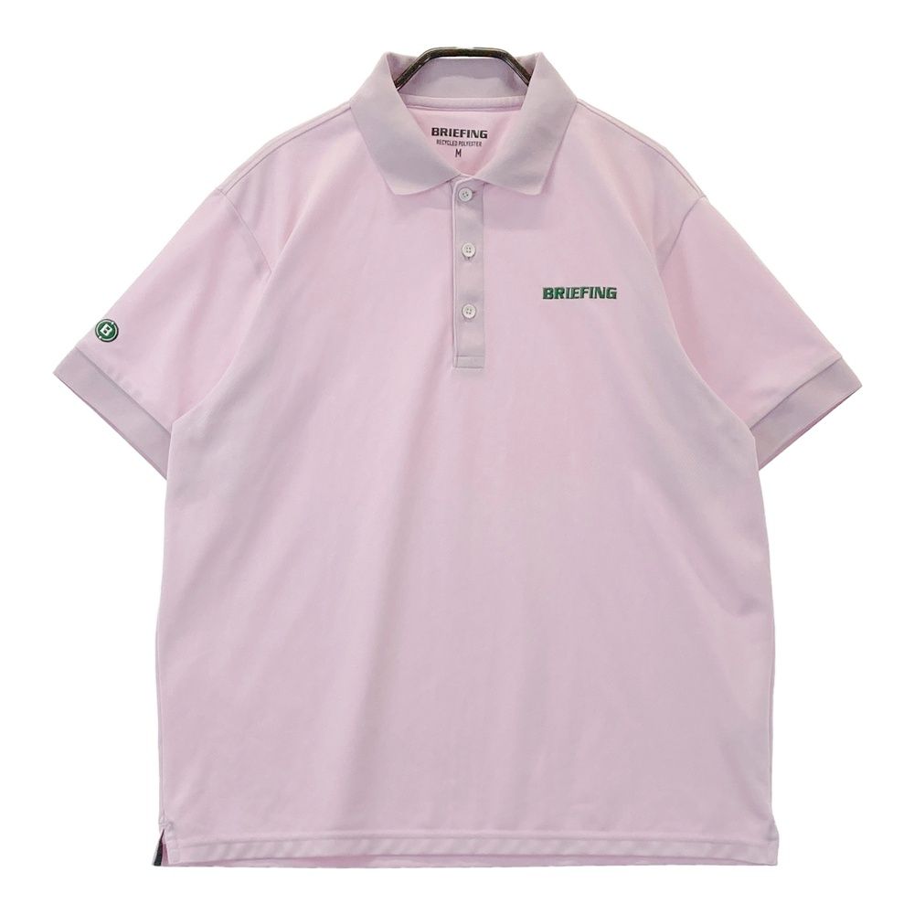 サイズ M BRIEFING GOLF ブリーフィング モデル 半袖ポロシャツ ピンク系 240101496211 ゴルフウェア メンズ ストスト