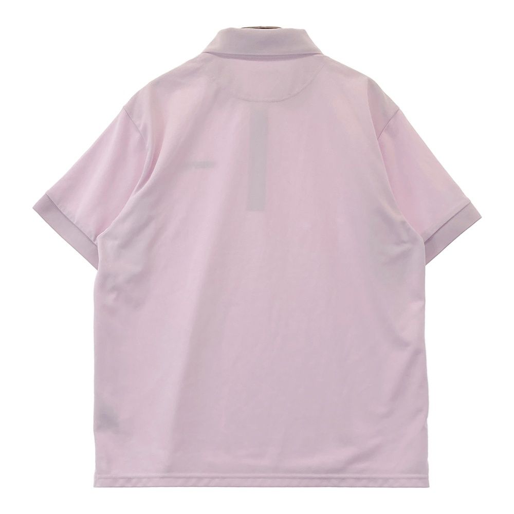 サイズ M GOLF ブリーフィング モデル 半袖ポロシャツ ピンク系 ゴルフウェア メンズ ストスト