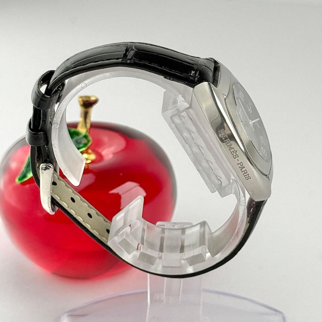 【新品電池】873 エルメス エスパス アナデジ デジアナ レディース 人気 新品ベルト】517 エルメス アナデジ エスパス レディース ブラック文字