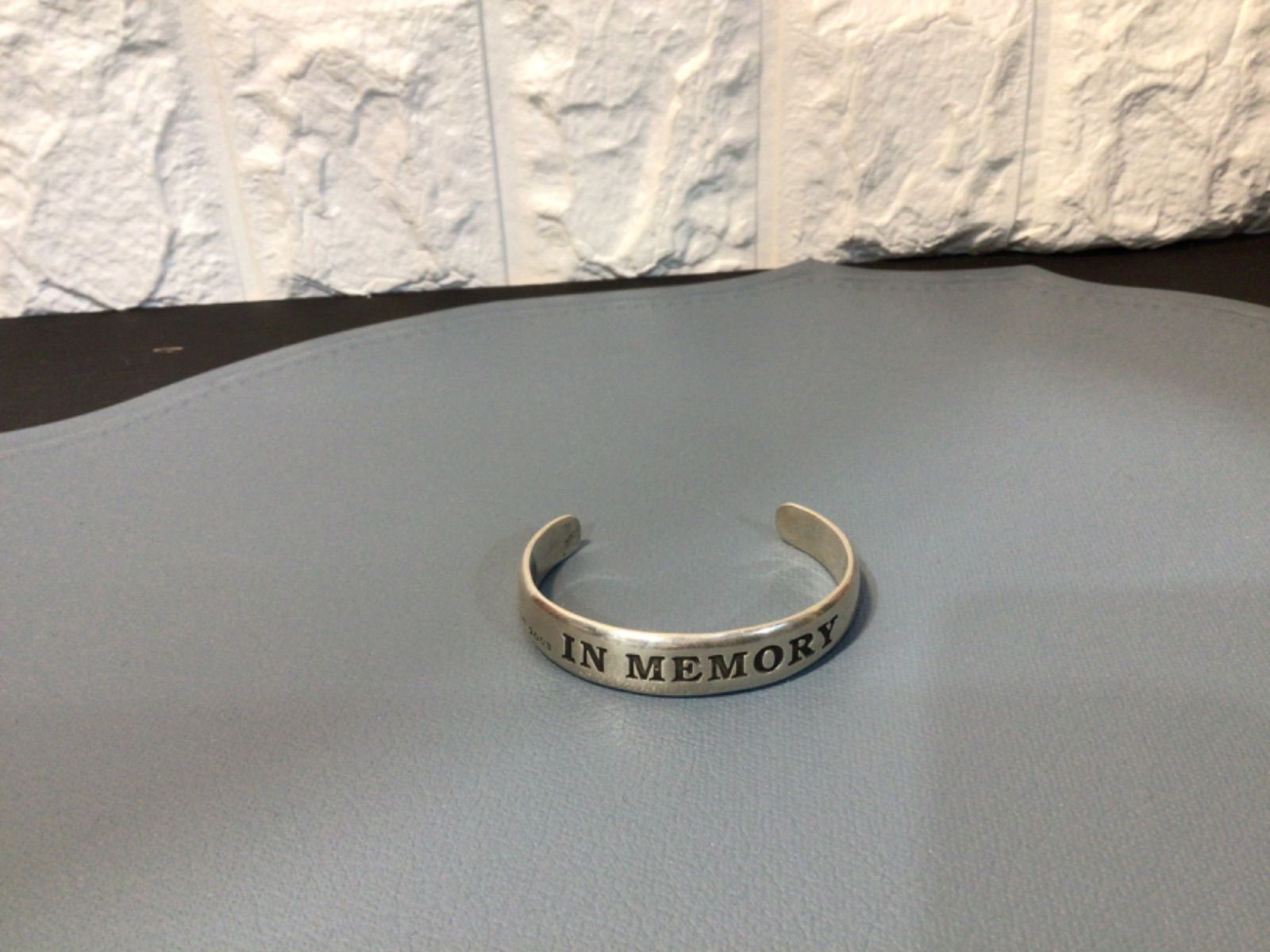 William Walles バングル シルバー925 forget me not IN MEMORY
