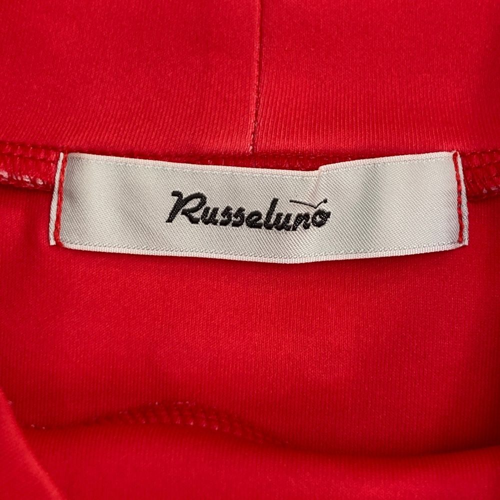 サイズ：7 RUSSELUNO ラッセルノ ドット絵ルチャ ハイネック長袖T