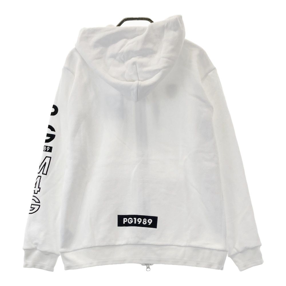 サイズ 1 PEARLY GATES パーリーゲイツ スウェットジップパーカー ホワイト系 ゴルフウェア レディース ストスト