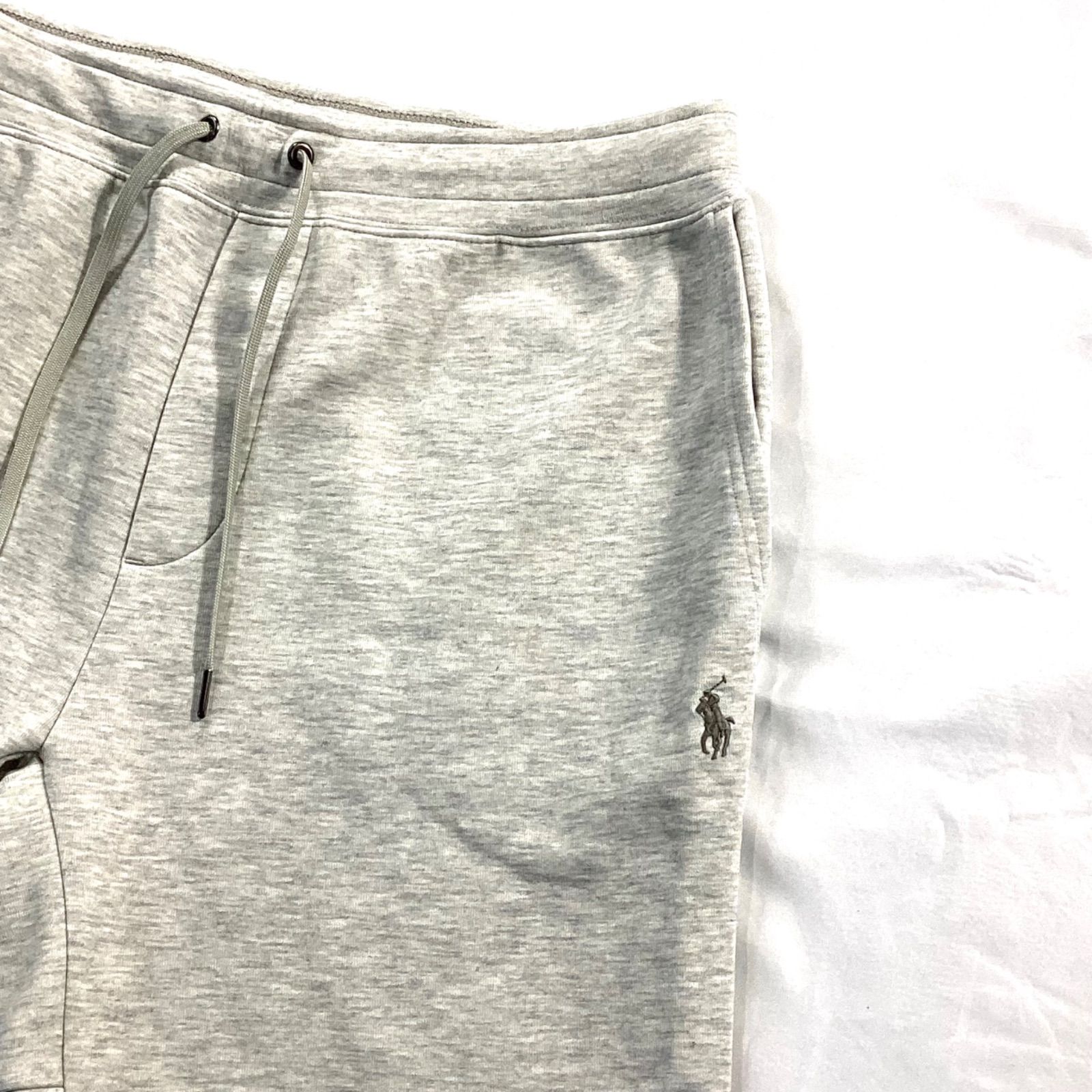 未使用に近い✨ポロラルフローレン　スウェット ショートパンツ グレー L 未使用に近い ラルフローレン スウェット ハーフパンツ ショートパンツ