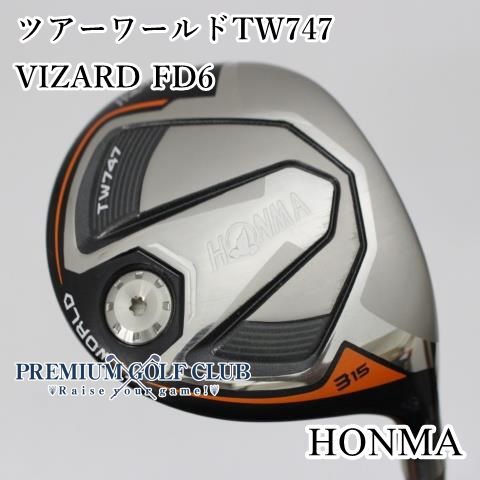B ランク フェアウェイウッド ホンマ ツアーワールドTW747 VIZARD FD6 S 3W 15度 3608