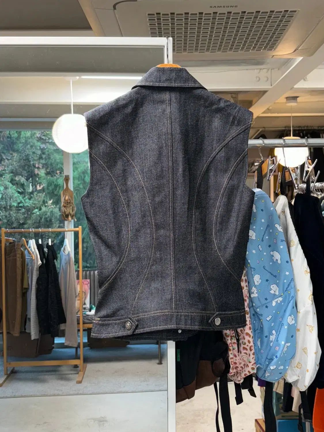 antonio berardi ベルト付き デニム ベスト