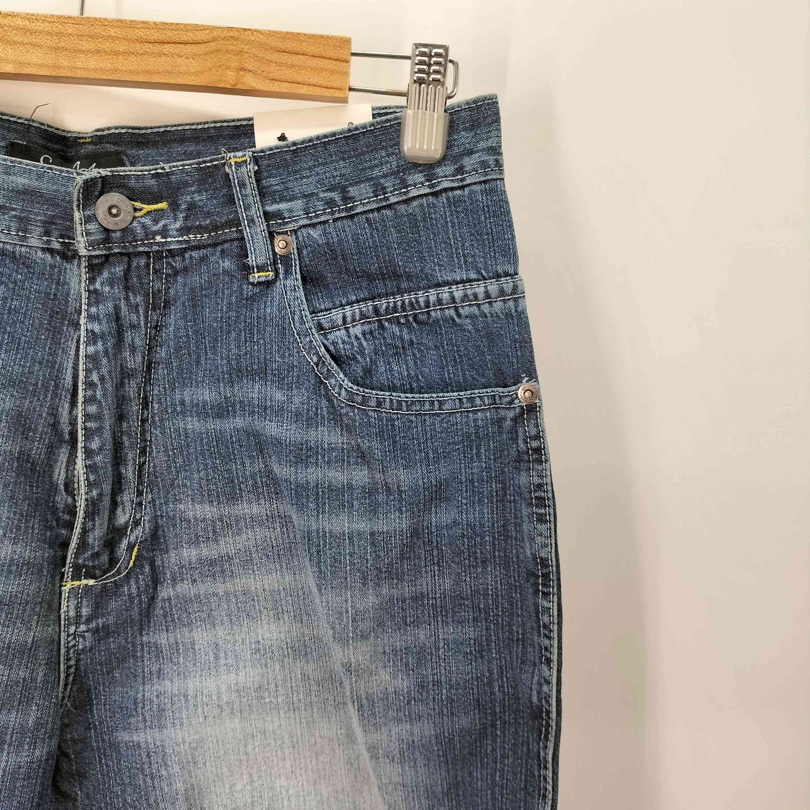 Sean John デニム　bboy ショーンジョン Sean john ロゴ刺繍 ワイドデニムパンツ hiphop Bboy