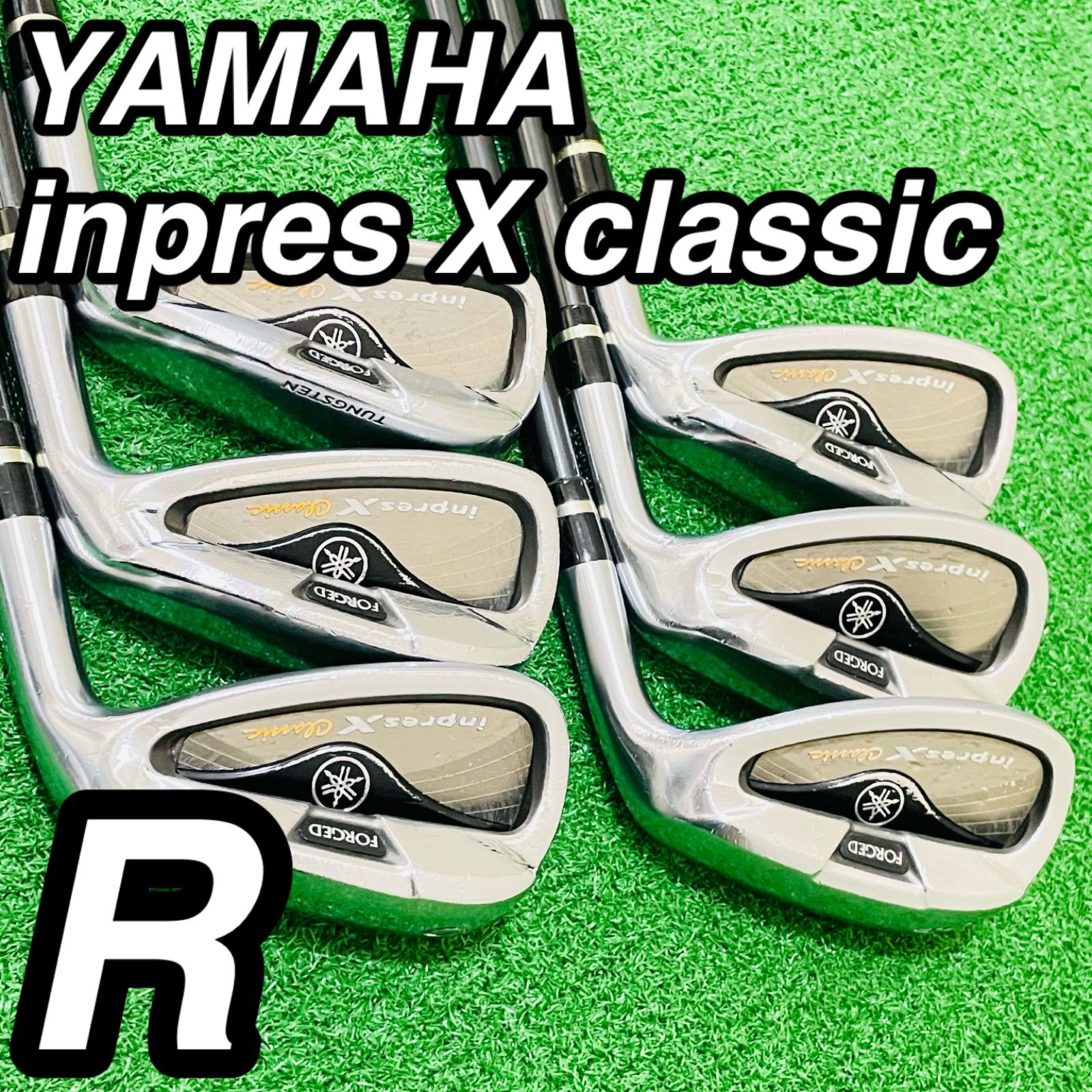 9268 YAMAHA inpres X classic ヤマハ インプレス 右利き メンズ アイアン6本セット TBX-410i フレックスR 7.8.9.P.A.AS