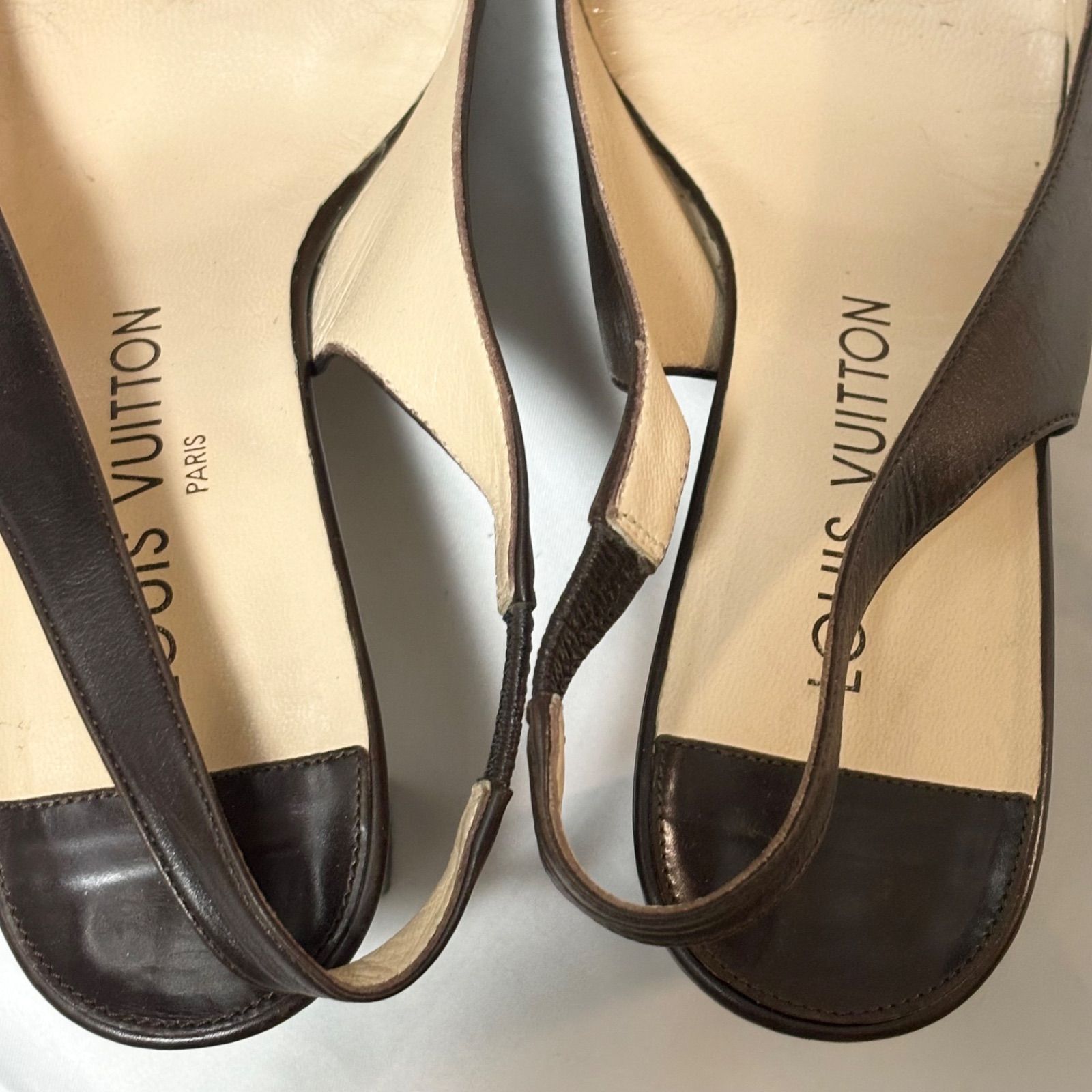 ダークブラウン スクエアトゥ