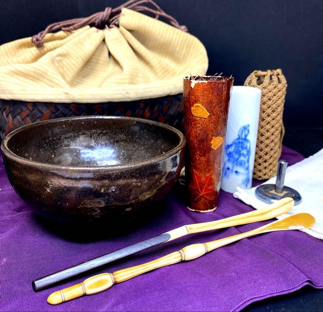 上茶杓 籠などセット 東Y7-0227 2Fチコオ