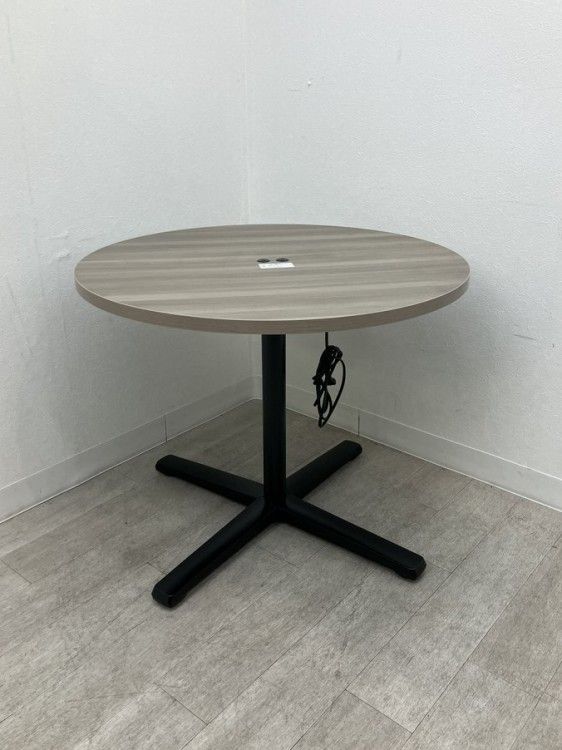 品 オカムラ Lives Meeting Table ライブス ミーティングテーブル シリーズ 丸テーブル 87 ARGJ グレー