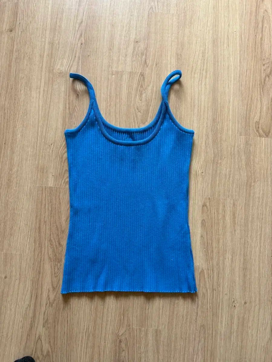  クレージュ ブルー ゴージ ニット ノースリーブ トップス 55-66 半袖(Tシャツ) Tシャツ カットソー